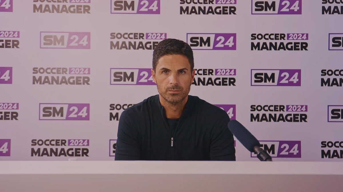 Mikel Arteta Press Conference Soccer Manager 2024