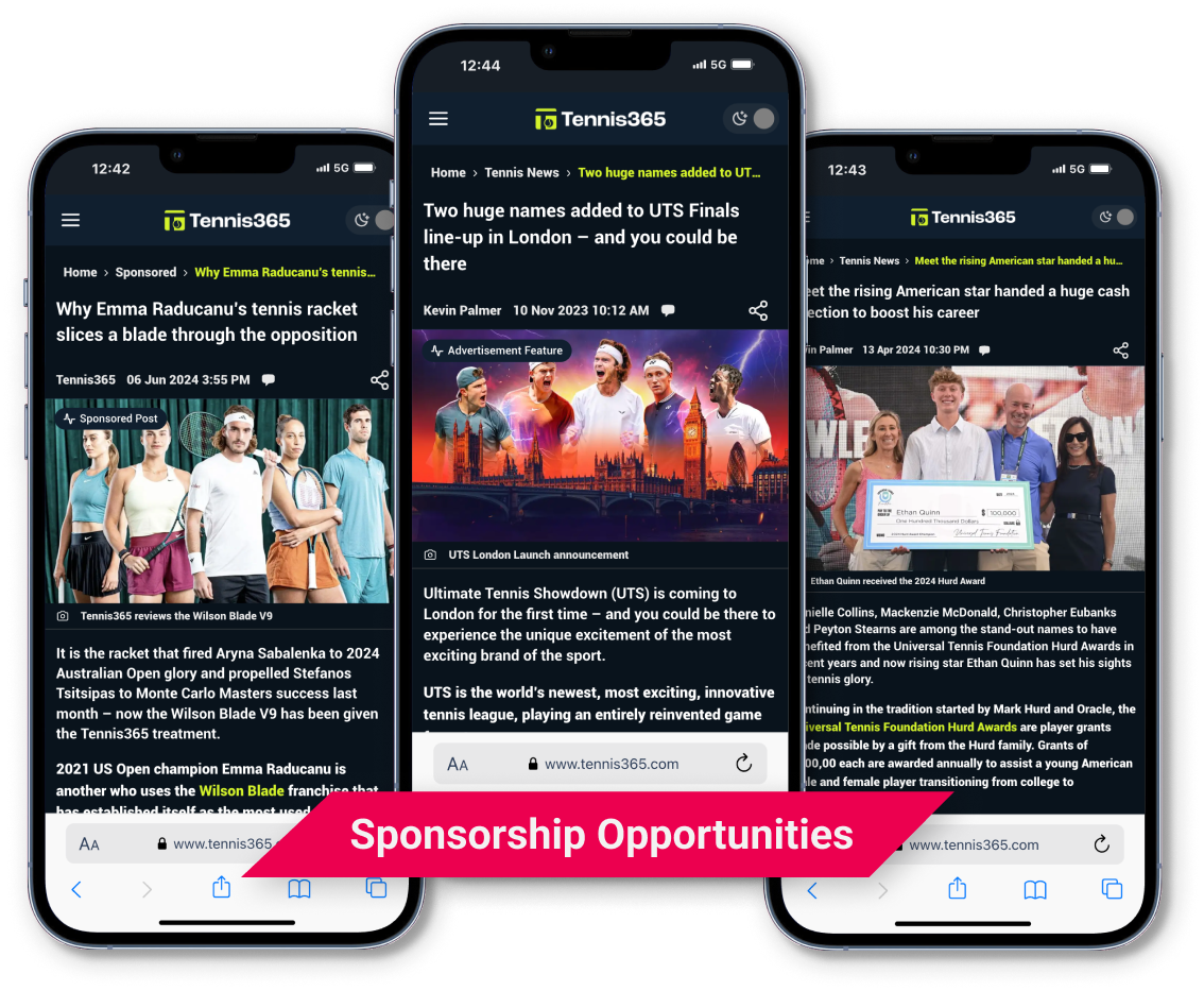 Sponsorship Opp Tennis365 - Mockup